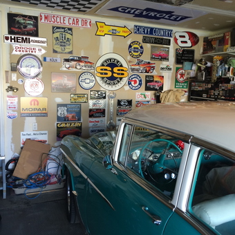 Classic Chevy Garage with Vintage Signs - Brian from Ottawa, Ontario