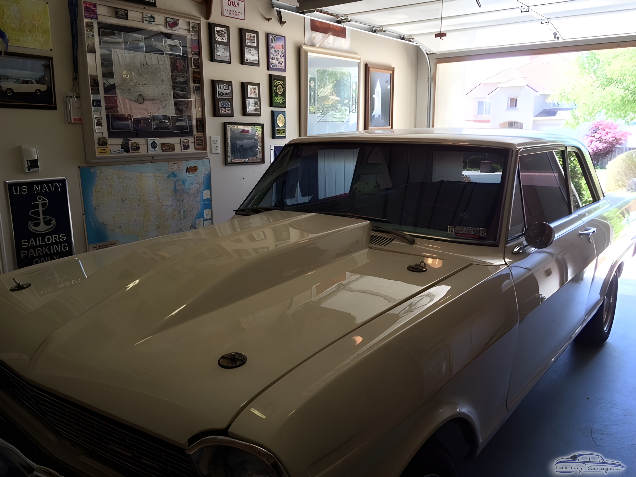 Classic Car Displayed in Decorated Garage - Scott from San Juan Bautista, CA