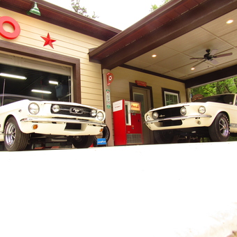 Classic Mustang Garage with Retro Decor - Garry from Greenwood, IN