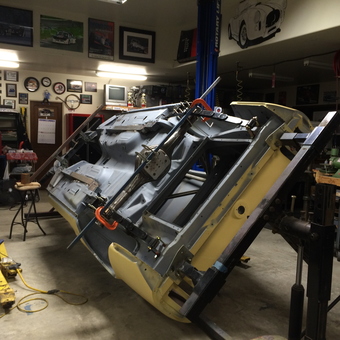 Classic Car Restoration With Rotisserie and Lift - John from Monterey, California