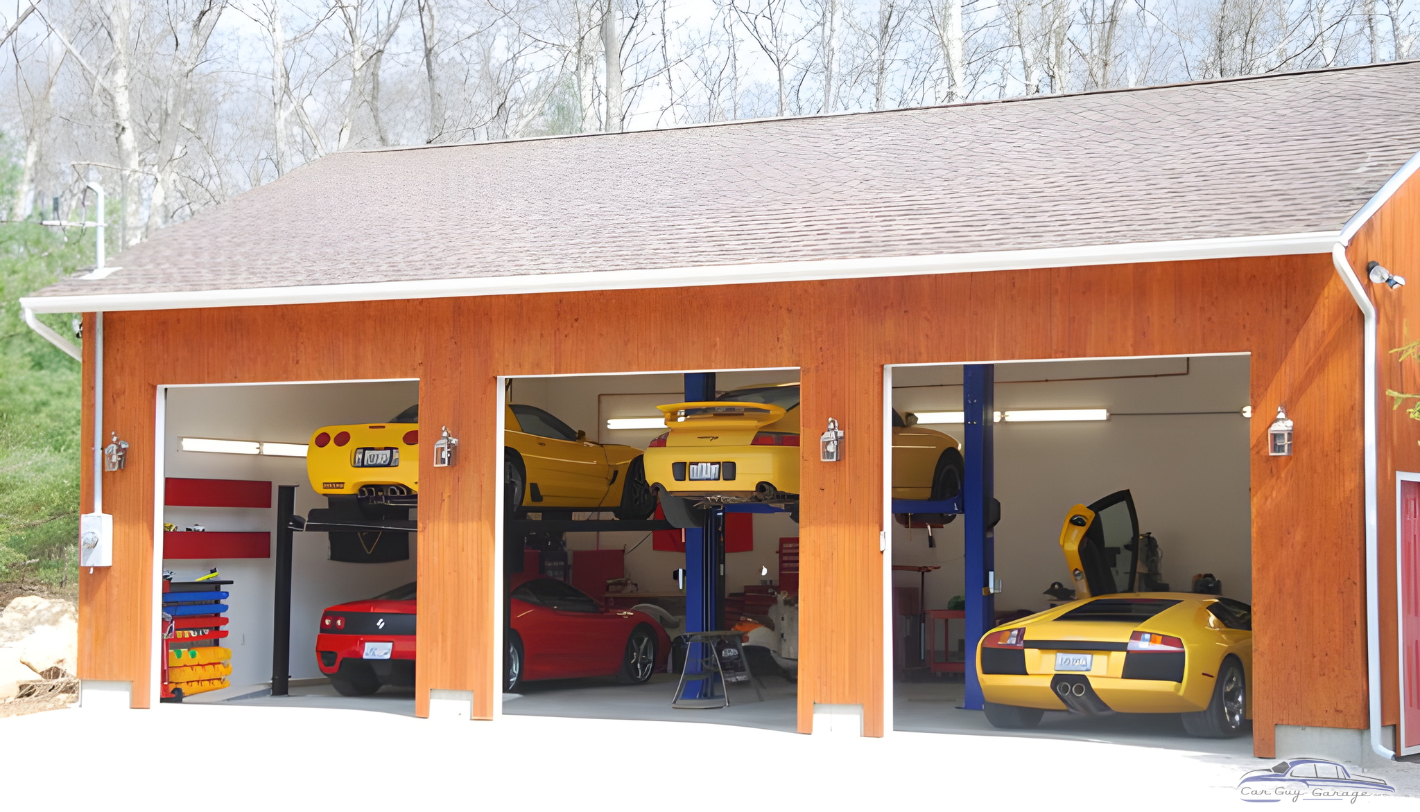 Luxury Garage with Car Lifts and Sports Cars - Joe from East Greenwich, RI