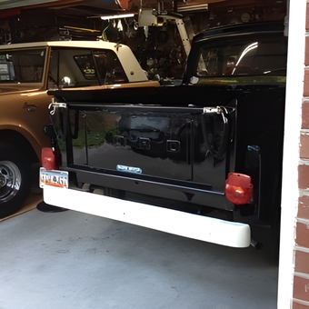 Classic Trucks Parked in Garage with Tools - Mike from Summerville, SC