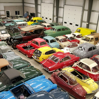 Classic Car Collection in Spacious Garage - Chas Gould from Newton, MA