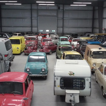 Classic Microcars and Vintage Vehicles in Spacious Garage - Chas Gould from Newton, MA