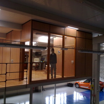 Modern Garage with Office Loft and Sports Cars - 1000RALLYE from Bilbao, Vizcaya