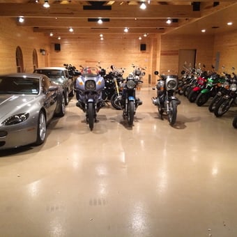 Luxury Garage With Sports Cars and Motorcycles - RJS from Cornwall, NY