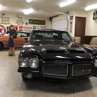Classic Car Garage with Vintage Signs and GTO - Dave from Highlands Ranch, CO