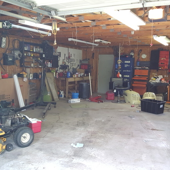 Organized Garage With Tool Storage and Lawn Equipment - Mark from Chirch Hill, Tennessee