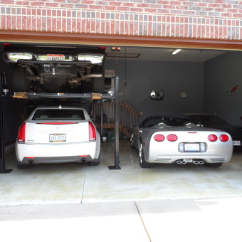 Three Car Garage with Car Lift and Sports Cars - MrClean from Tipp City, Ohio