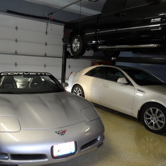 Three Car Garage with Car Lift and Corvette - MrClean from Tipp City, Ohio