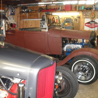 Classic Cars and Garage Tools in Vintage Workshop - Bill Doan from New Haven, IN