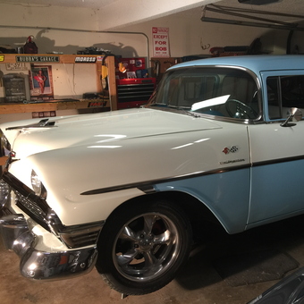 Classic Chevy and Organized Garage with Shelving - Bob Wilhelmi from Shawnee, Kansas