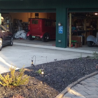 Classic and Modern Ford Cars in Spacious Home Garage - Doug from Fort Wayne, Indiana
