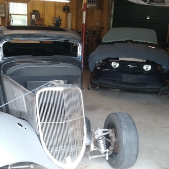 Classic Car Restoration Garage with Tools and Mustang - Doug from Fort Wayne, Indiana
