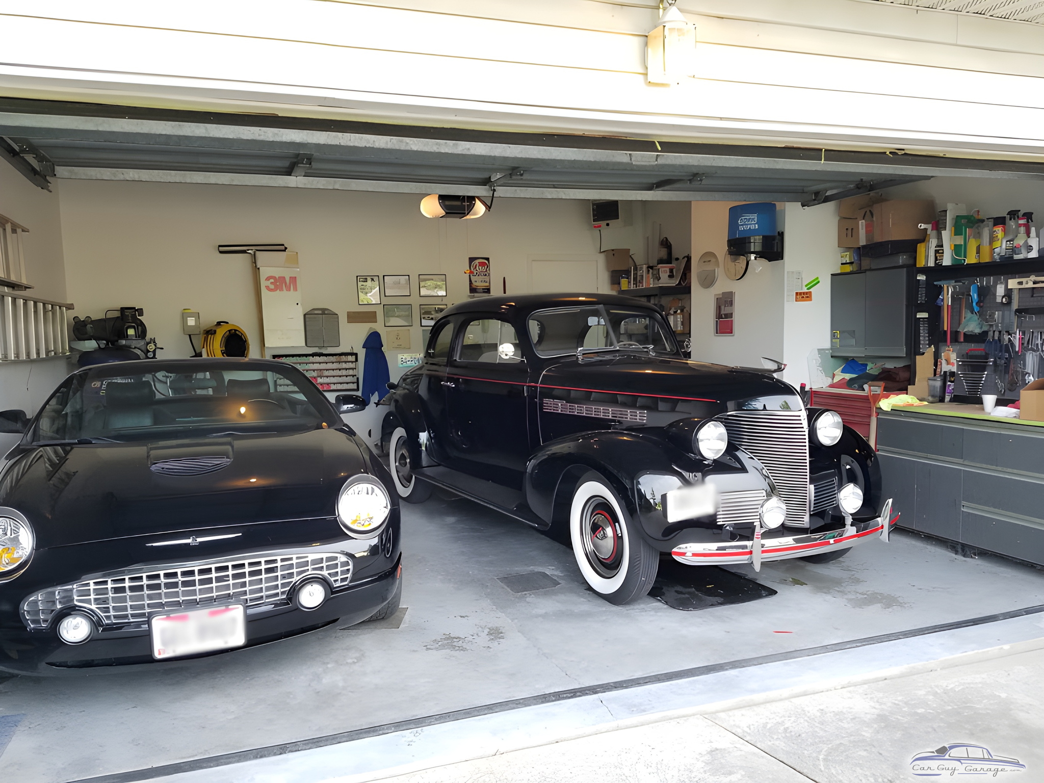 Classic and Modern Cars in Organized Garage - Robert from Amelia, Ohio