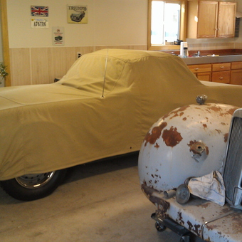 Classic Cars with Covers and Tool Storage - Bear from West Olive, Michigan