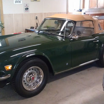 Classic Green Convertible and Tool Chest in Garage - Bear from West Olive, Michigan