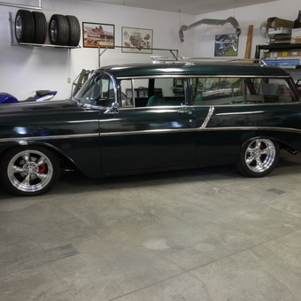 Classic Car Garage With Wall Storage and Tools - Brian from Spokane, WA
