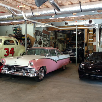 Classic Cars and Race Car in Spacious Garage - JIM from KINGSPORT, TN