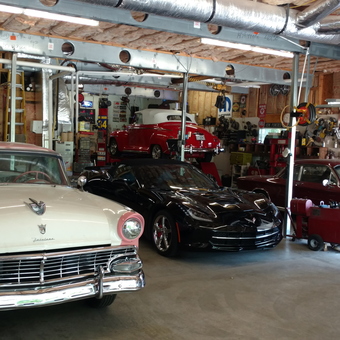 Classic and Modern Cars in Well-Equipped Garage - JIM from KINGSPORT, TN