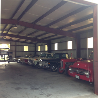 Classic Cars and Trucks in Spacious Metal Garage - Bryan from Spiro, Ok