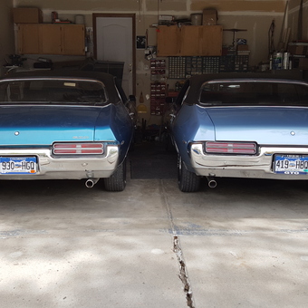 Classic Pontiac GTOs in Organized Two-Car Garage - Plaguitar from Broomfield, Colorado