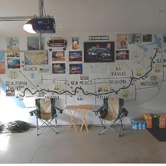 Route 66 Wall Art and Signs Garage Display - Rich K from N Royalton, OH