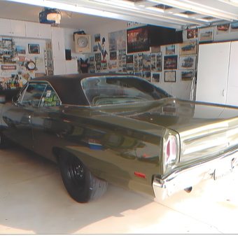 Classic Car in Organized Garage with Cabinets and Decor - Rich K from N Royalton, OH