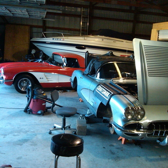 Classic Corvettes, Boat, and Garage Tools - Robert from Capron, IL