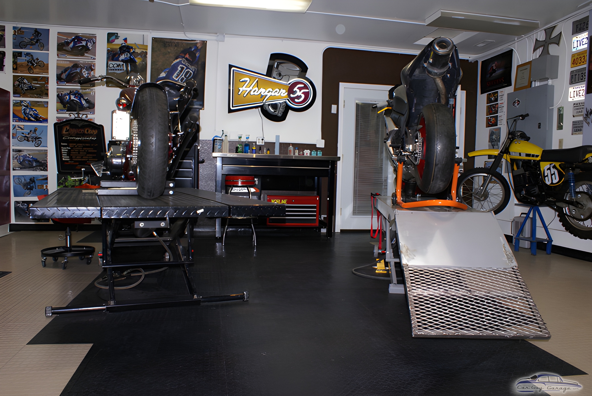 Motorcycle Garage with Lifts and Tool Storage - Cortney from Elko, NV