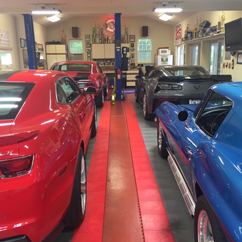 Classic and Modern Cars in Well-Equipped Garage - Timothy from East Petersburg, Pa.