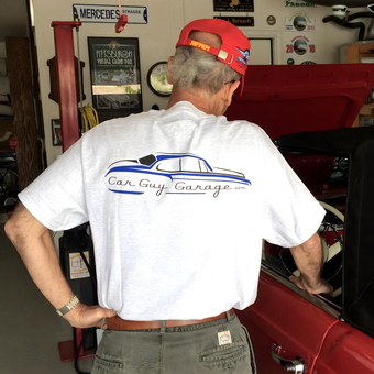Classic Car Garage Decor and Apparel - Jonny B from San Marcos, California