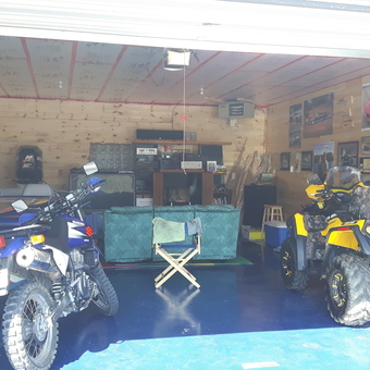 Garage with Motorcycle, ATV, Boat, and Corvette Decor - Paul Jefferies from Petawawa, ON