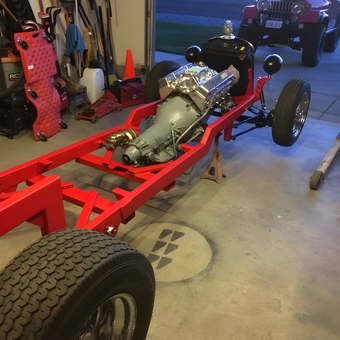 Garage with Car Frame, Tools, and Creeper - Mason from Moses Lake, Wa