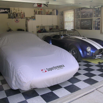 Classic Car Garage With Checkered Flooring and Wall Cabinets - Phillip from Franklin, Wisconsin
