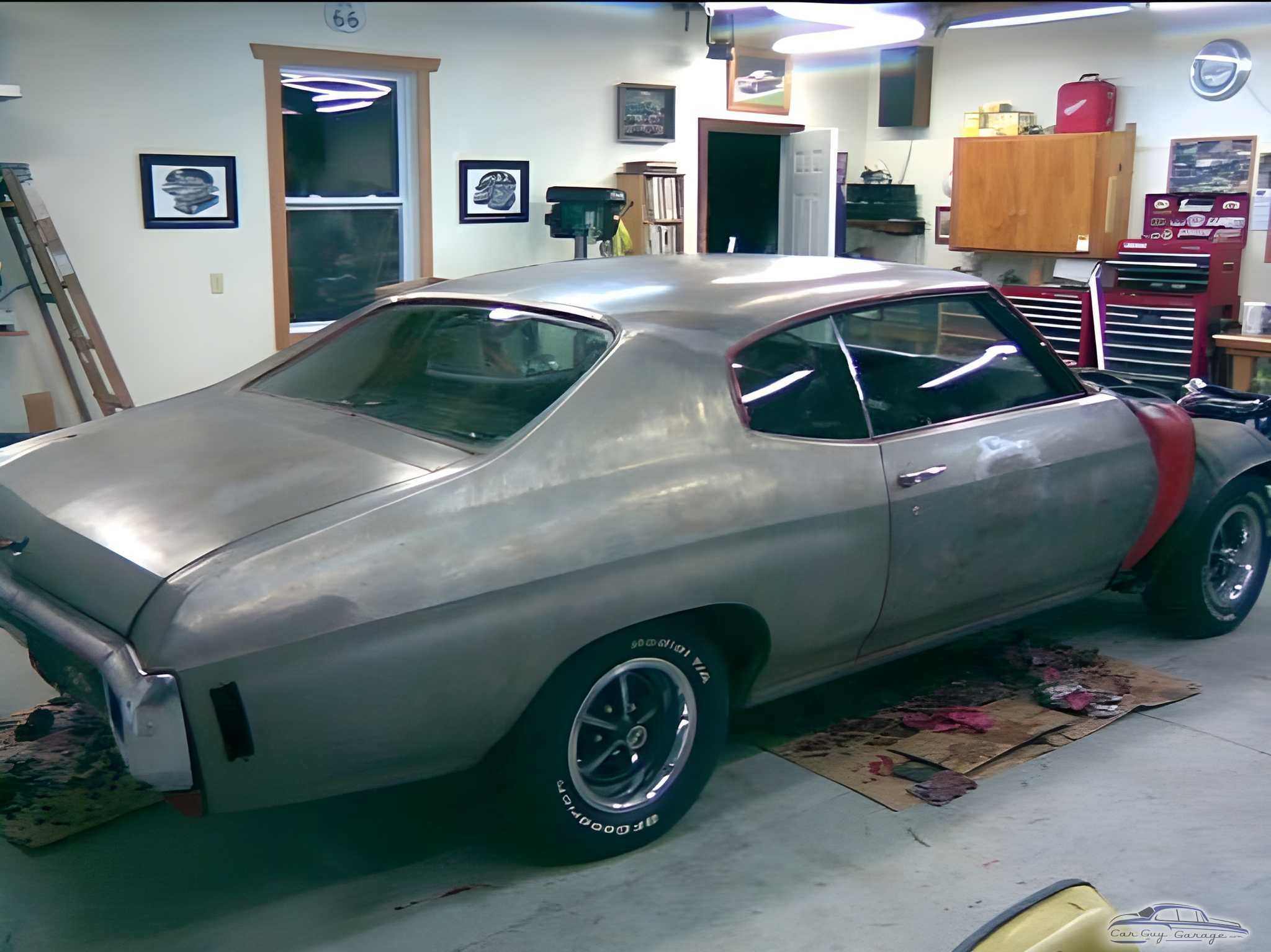 Classic Car Restoration in Organized Garage - Shannon from Saint Peters, MO