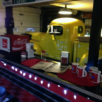 Vintage Truck Bar with Coca-Cola Decor - Ed from Holland, MI