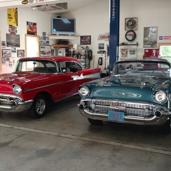 Classic Car Garage with Vintage Decor and Tools - Rons57 from Fort Atkinson, Wi