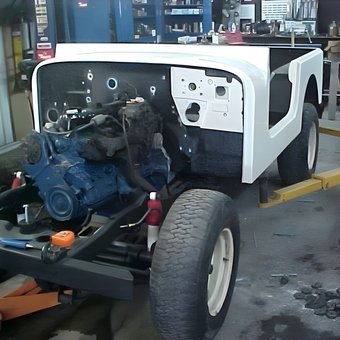 Jeep Restoration Project with Lift and Tools - superdave from North Fond du Lac, Wisconsin