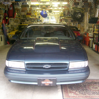 Classic Car Garage with Wall Signs and Shelving - Ken from Berwyn, PA