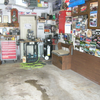 Organized garage with tool chest and wall art - james mckinley from Apple Valley, Minnesota