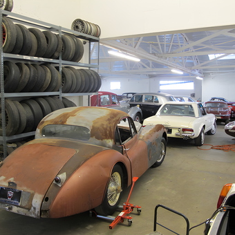 Classic Car Restoration Garage with Tire Rack - Tony from Los Angeles, CA
