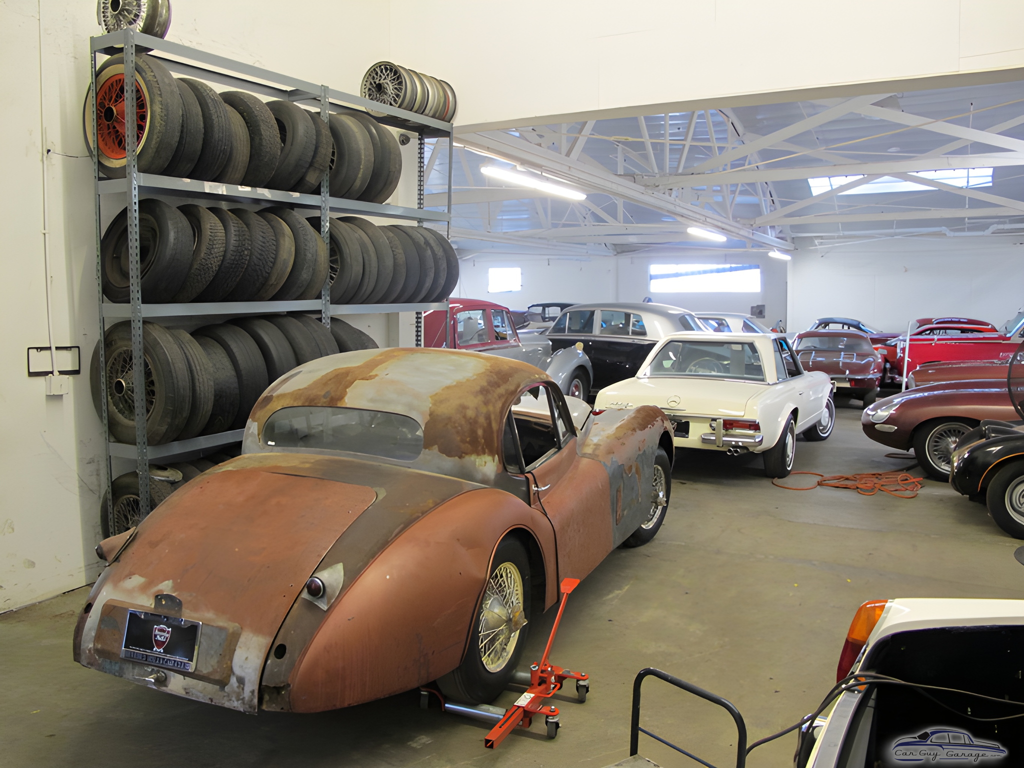 Classic Car Restoration Garage with Tire Rack - Tony from Los Angeles, CA