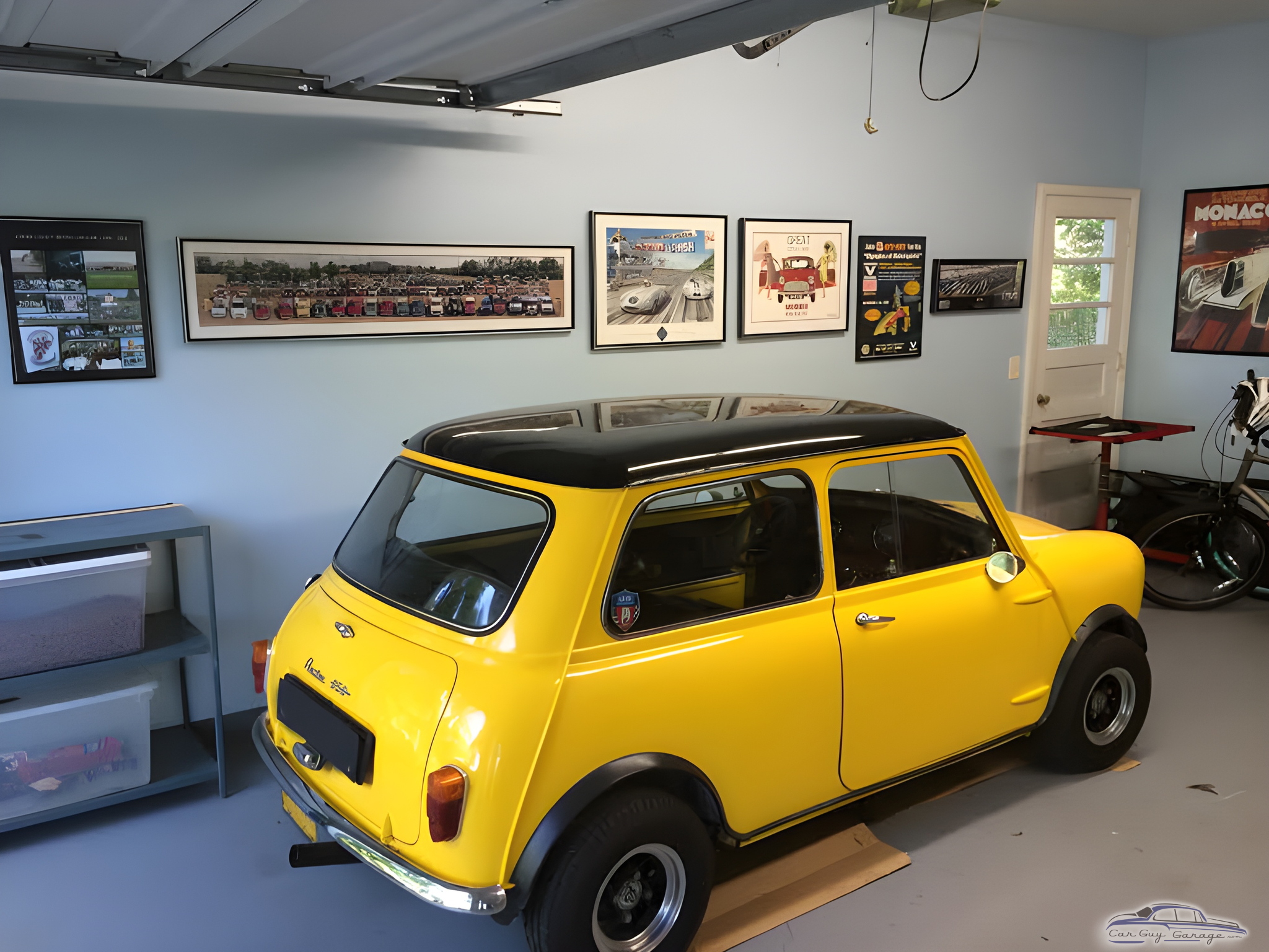 Classic Mini Cooper and Car Wall Art Display - Charles Pervo from Avon Lake, Ohio