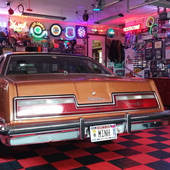 Classic Car Garage with Neon Signs and Tool Chests - lorencherylp from Galesburg, IL
