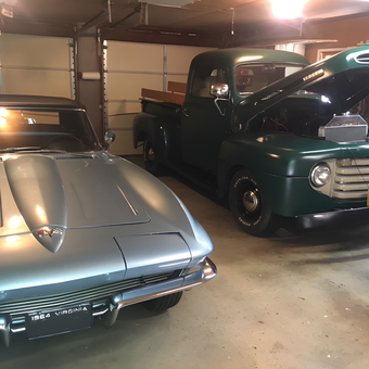 Classic Corvette and Vintage Truck in Spacious Garage - Ron from Woodbridge, VA