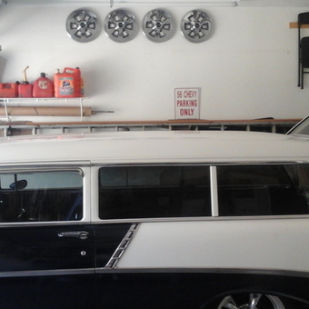 Classic Chevy Wagon and Garage Storage Solutions - Ken Ican from Eastlake, Ohio