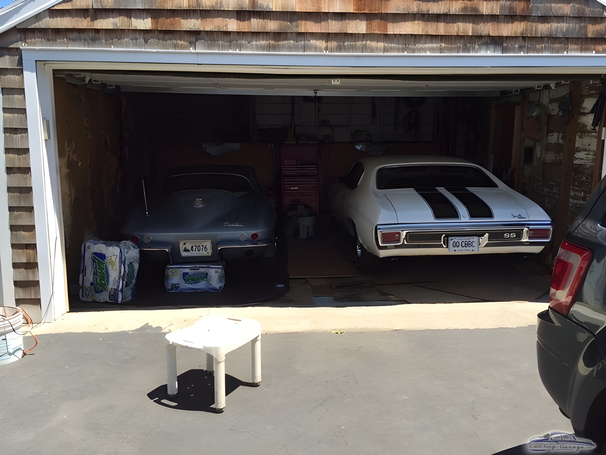Classic Cars in Two-Car Garage with Tool Chest - Ralph from Stamford, CT