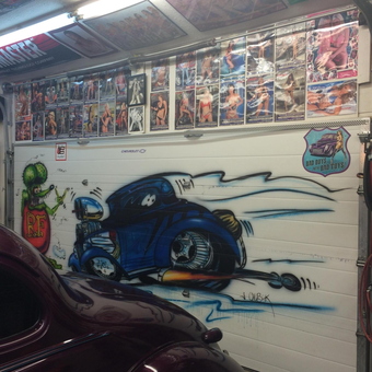 Custom Garage Art, Classic Car, and Wall Decor - Marty from Okotoks, Alberta