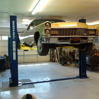 Classic Car on BendPak Two Post Lift in Garage - Mojo from Phoenix, AZ